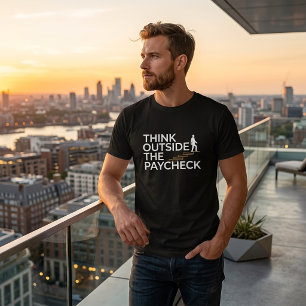 T-shirt En Tri-matière "Pensez en dehors de la paye" Réussite esprit Desi
