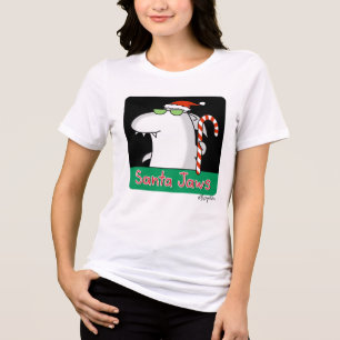 T-shirt En Tri-matière Père Noël Jaws