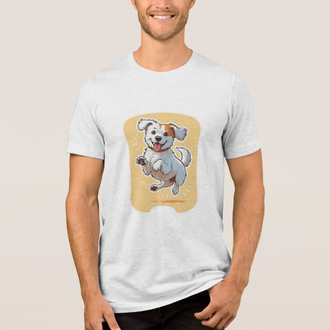 T-shirt En Tri-matière Perro Feliz (Recto)