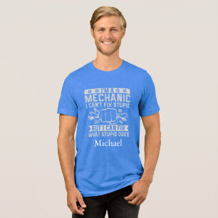 T-shirt En Tri-matière Personnalisé Drôle Je suis un mécanicien Je ne peu