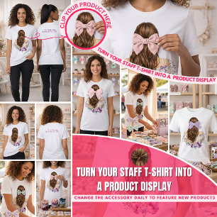 T-shirt En Tri-matière Personnel de la Boutique d'Accessoires de Cheveux 