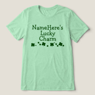 T-shirt En Tri-matière Petit ami personnalisé Lucky Charm St. Patrick's