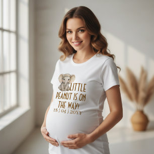 T-shirt En Tri-matière Petit éléphant safari bohème garcon Baby Shower