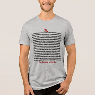 T-shirt En Tri-matière Petit morceau de Pi