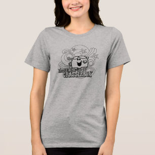 T-shirt En Tri-matière Petite boîte à caractères noire et blanche