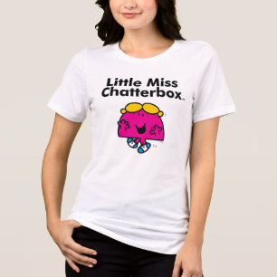 T-shirt En Tri-matière Petite petite Mlle Chatterbox de la Mlle   est si