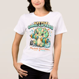 T-shirt En Tri-matière Petits Leveurs de Dino 8KG | Bras Minuscules Objec