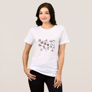 T-shirt En Tri-matière Phares de la péninsule supérieure du Michigan