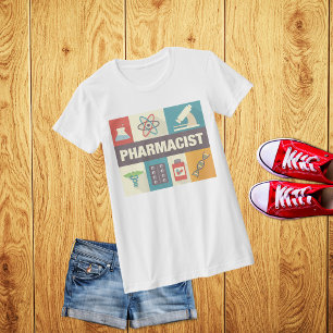 T-shirt En Tri-matière Pharmacien Professionnel Iconique Conçu