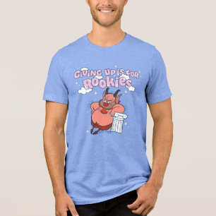 T-shirt En Tri-matière Phil - Abandonner est pour les bleus Tri-Blend T-s