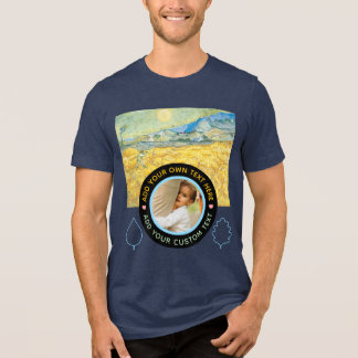 T-shirt En Tri-matière Photo-Texte personnalisé - Van Gogh Art Anniversai