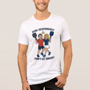 T-shirt En Tri-matière Pickleball Dink de manière responsable