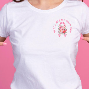 T-shirt En Tri-matière Pink Ribbon Sensibilisation au cancer du sein
