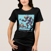 Pixel Friends : Mecha Dog (Robot Dog)(tshirt femme