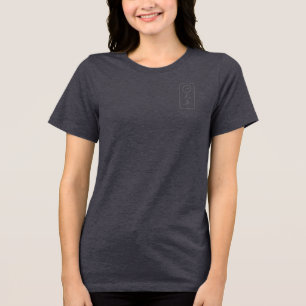 T-shirt En Tri-matière PJK Women's Grey Bella+Canvas / kanji & logo /