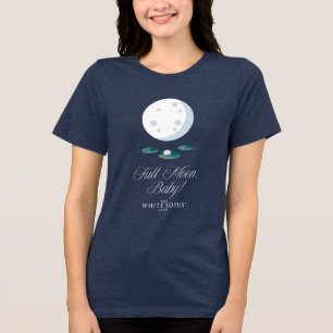 T-shirt En Tri-matière Pleine lune, Bébé ! - Le Lotus Blanc