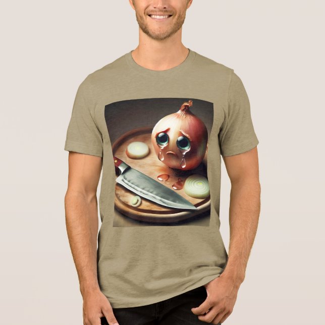 T-shirt En Tri-matière Pleurage d'oignon de triste Imaginaire (Recto)