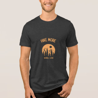 T-SHIRT EN TRI-MATIÈRE PLUS DE RANDONNÉES, MOINS DE DÉGRADATIONS