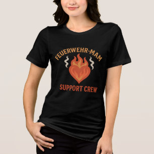 T-shirt En Tri-matière Pompiers Maman - Je suis le soutien !