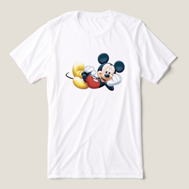 T-shirt En Tri-matière Poser une souris Mickey pour la caméra (Design Recto)