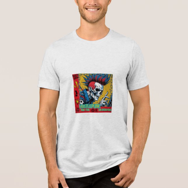 T-shirt En Tri-matière Pour Le Punk Dans Tout Le Monde (Recto)