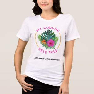 T-shirt En Tri-matière Prayer-Walk Femmes (Na Wahine Hele Pule) Tropical