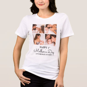 T-shirt En Tri-matière Première fête des mères pour une nouvelle maman -
