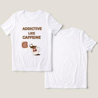 T-shirt En Tri-matière PREPAREZ-MOI UN CAFÉ ! Blanc Humour Gris-orange Ca