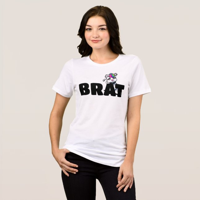 T-shirt En Tri-matière Pride Kitten BRAT (Recto plein)