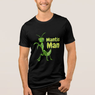 T-shirt En Tri-matière Prière Mantis Man Green Garden Insect