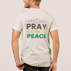 T-shirt En Tri-matière Priez pour la paix