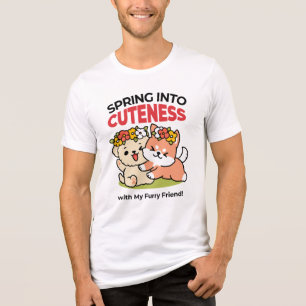 T-shirt En Tri-matière Printemps dans la laideur - Illustration de chien 