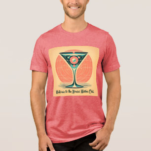 T-shirt En Tri-matière Quantum Entanglement Atomic Martini Club Cocktail