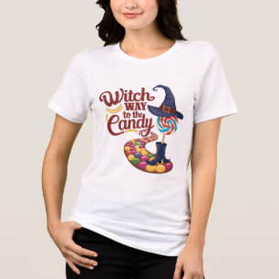 T-shirt En Tri-matière Quelle voie pour les bonbons - Halloween
