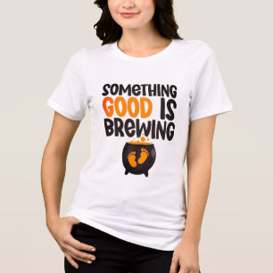 T-shirt En Tri-matière Quelque chose de bon est de brasser Halloween bébé
