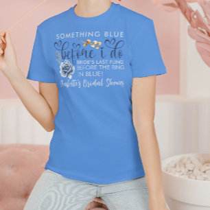 T-shirt En Tri-matière Quelque Chose d'Élégant et de Bleu Avant Moi : Cér
