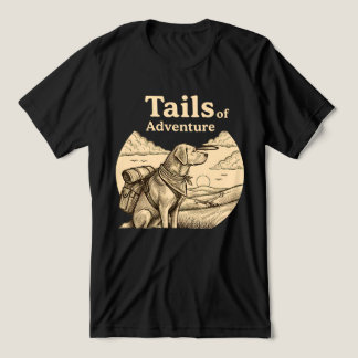 T-shirt En Tri-matière Queues de chien d'aventure Amoureux de chien drôle
