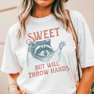 T-shirt En Tri-matière Raton laveur doux mais prêt à se battre
