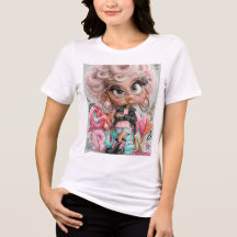 Reine Grincheuse Punk Rose