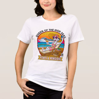 T-shirt En Tri-matière Reines des Dames de la haute mer - Impression avan
