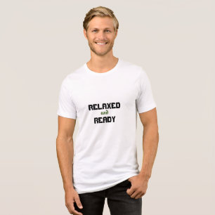 T-shirt En Tri-matière "Relaxé et prêt"