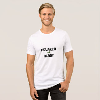 T-shirt En Tri-matière "Relaxé et prêt"