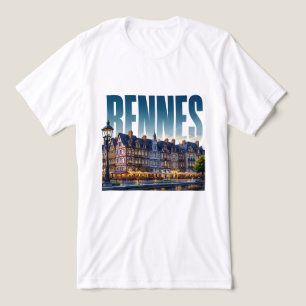 T-shirt En Tri-matière Rennes France Patrimoine Breton Beauté