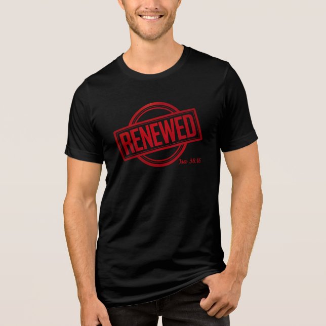 T-shirt En Tri-matière Renouvelé - Isaïe 38:16 par All43 (Recto)