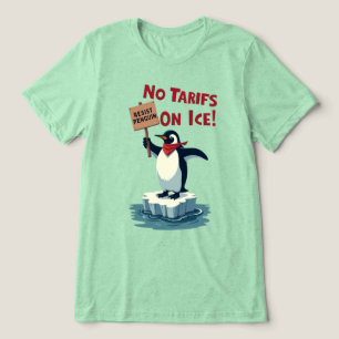 T-shirt En Tri-matière Résistez À La Manifestation De Pingouins - Pas De