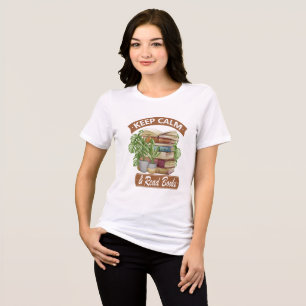 T-shirt En Tri-matière Restez calme et lisez un livre