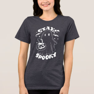 T-shirt En Tri-matière Restez Éffrayant