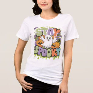 T-shirt En Tri-matière Restez Éffrayant