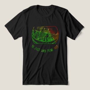 T-shirt En Tri-matière Restez Juste et Sans Crainte en roller en ligne