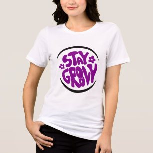 T-shirt En Tri-matière Restez Super - Retro Vibes Graphisme